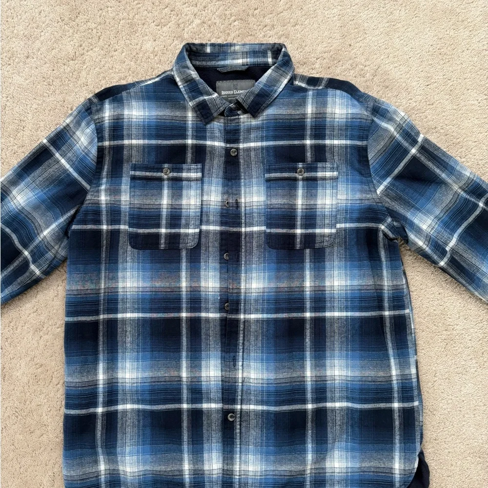 Rugged Elements Red and Black Plaid Casual Shirt XL Combo - Picture 4 of 6